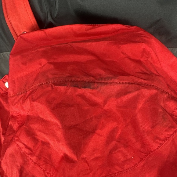 Vtg 80s Olympian CB Sports Gore Tex Jacket Coat Men Large Black Grey Red Lined - Picture 15 of 16